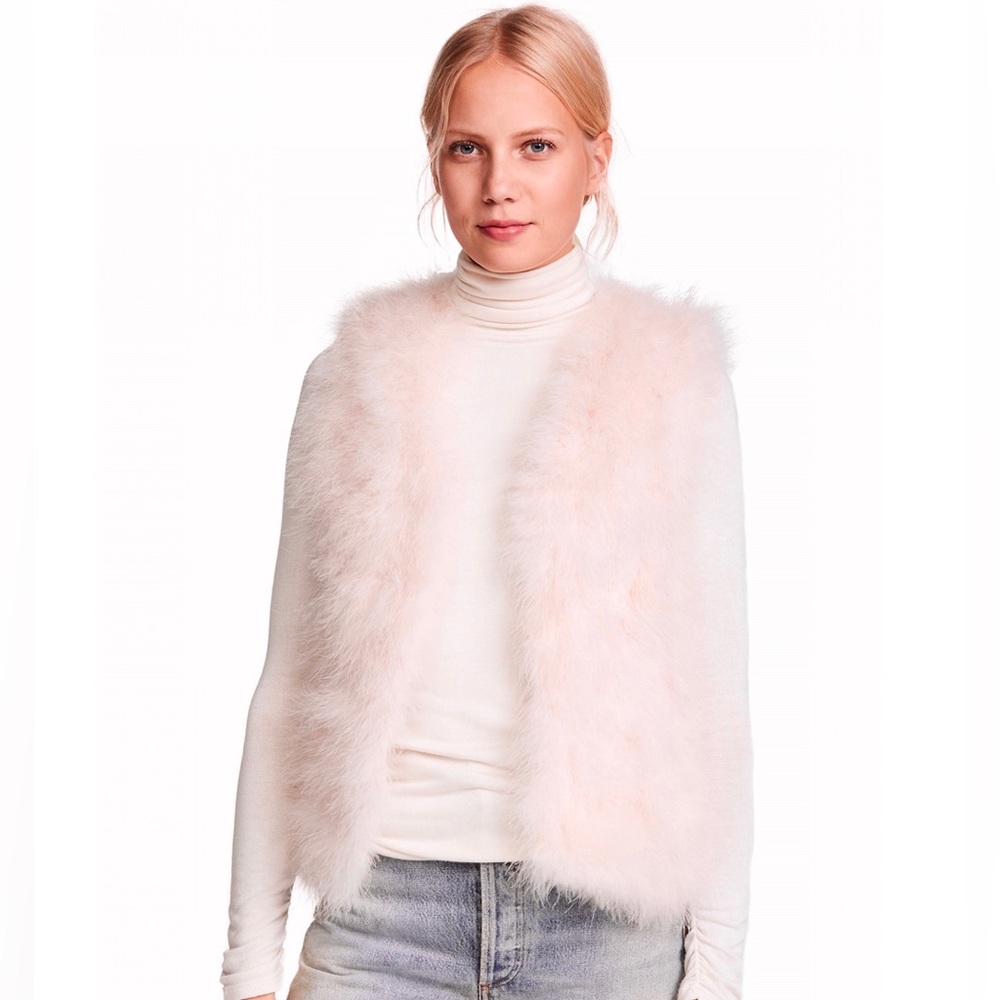 Club Monaco Violet Feather Vest NWT